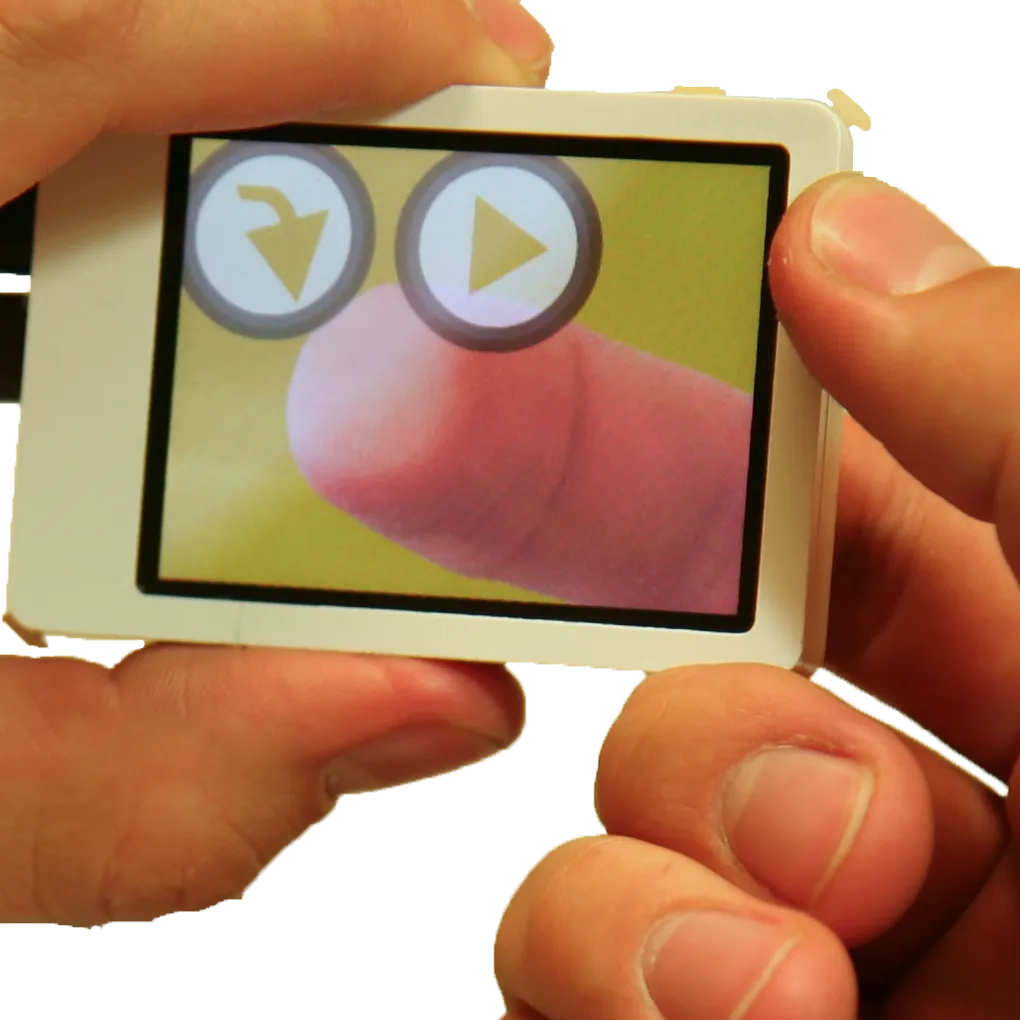 Holding nanoTouch